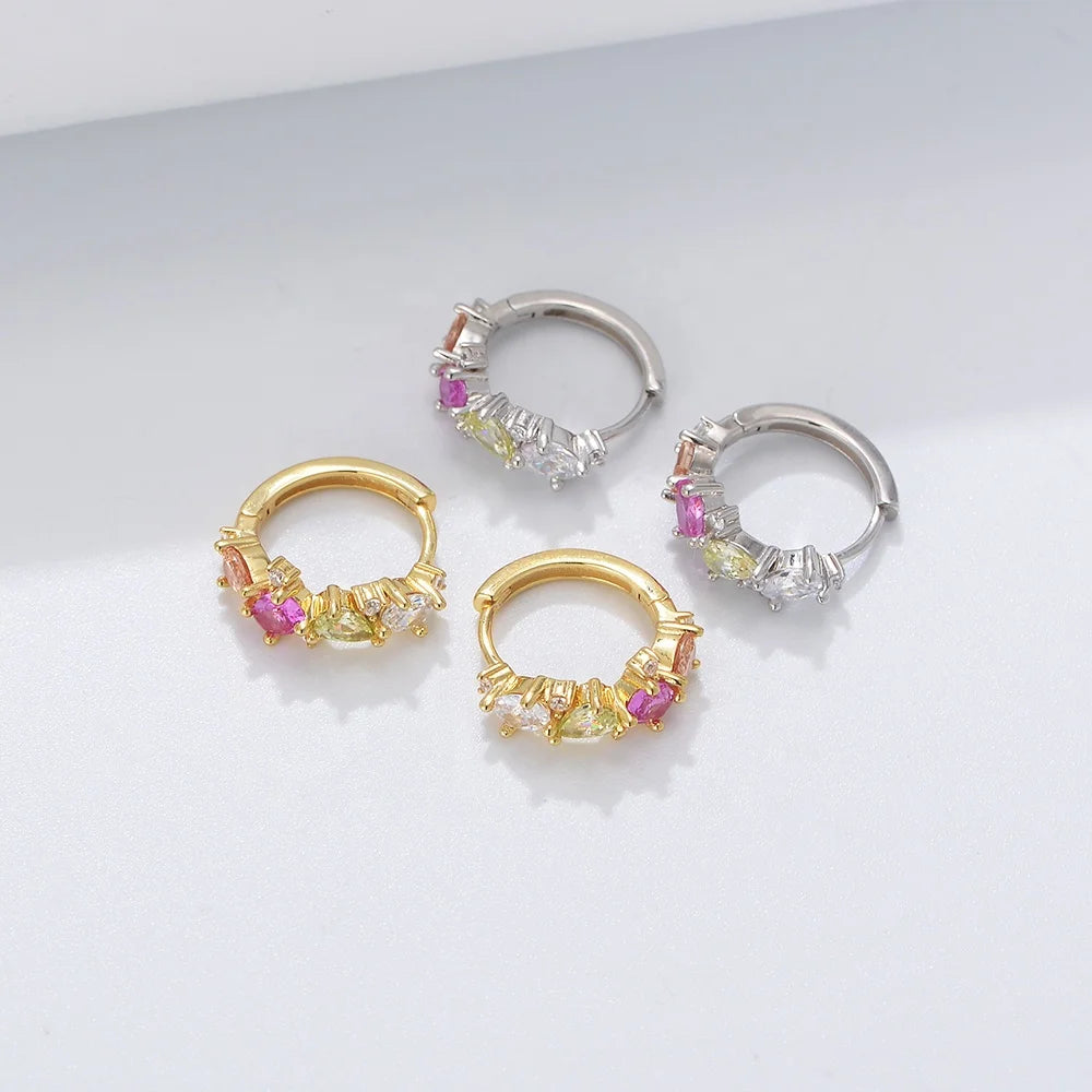Rainbow Ohrringe S925 Silver