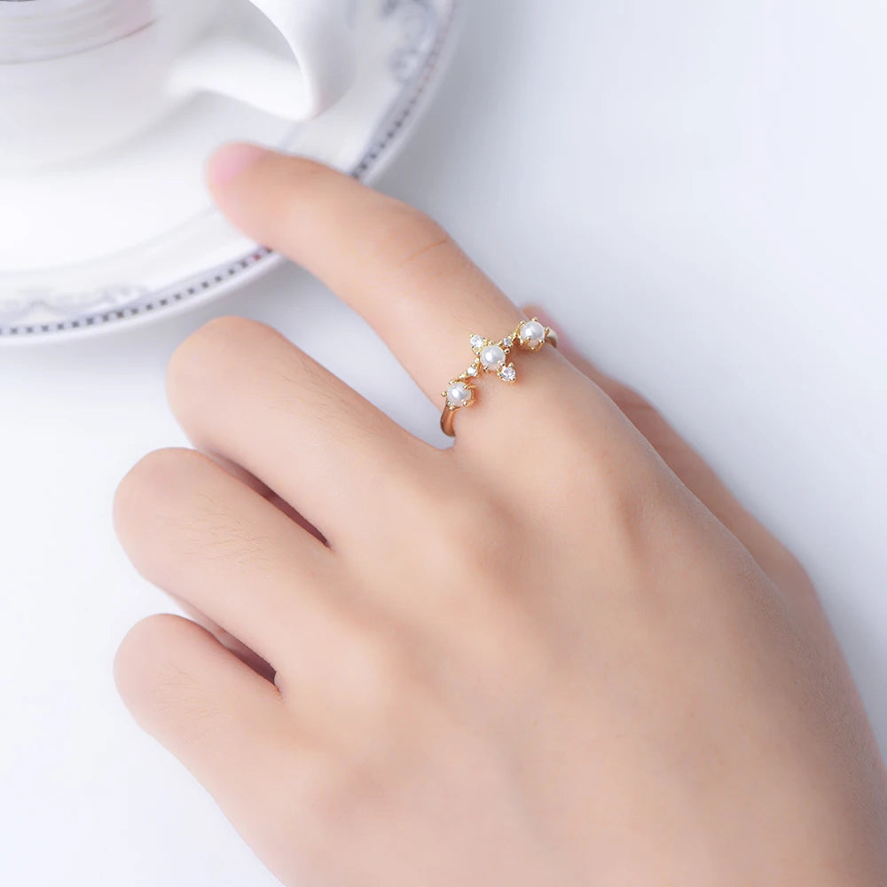 French Style 925 Sterling Silver Ring
