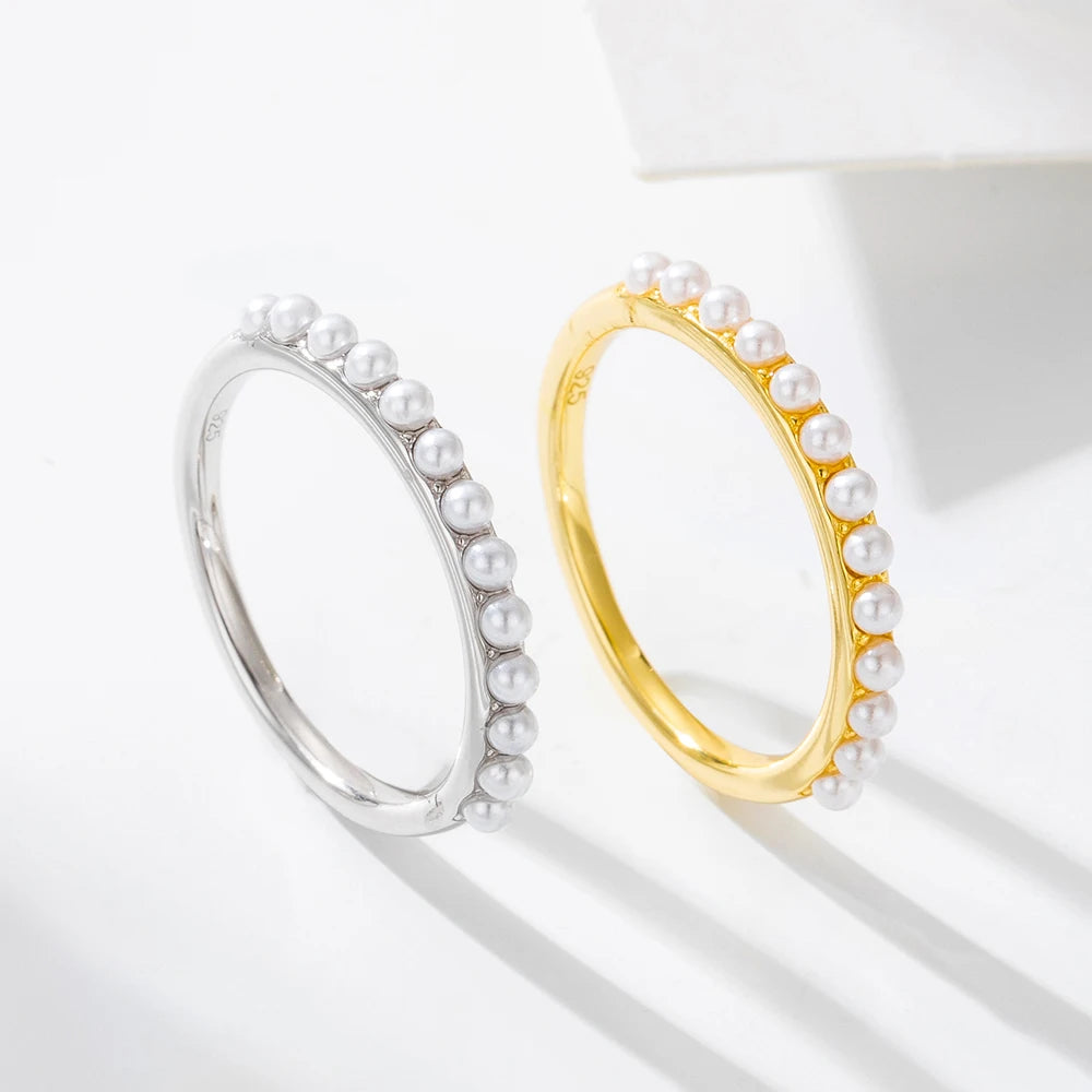 Freshwater Pearl Ring S925 Silver