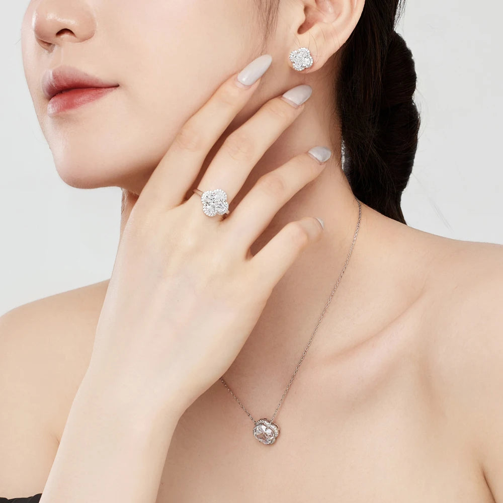 Jasmin Halskette S925 Silber