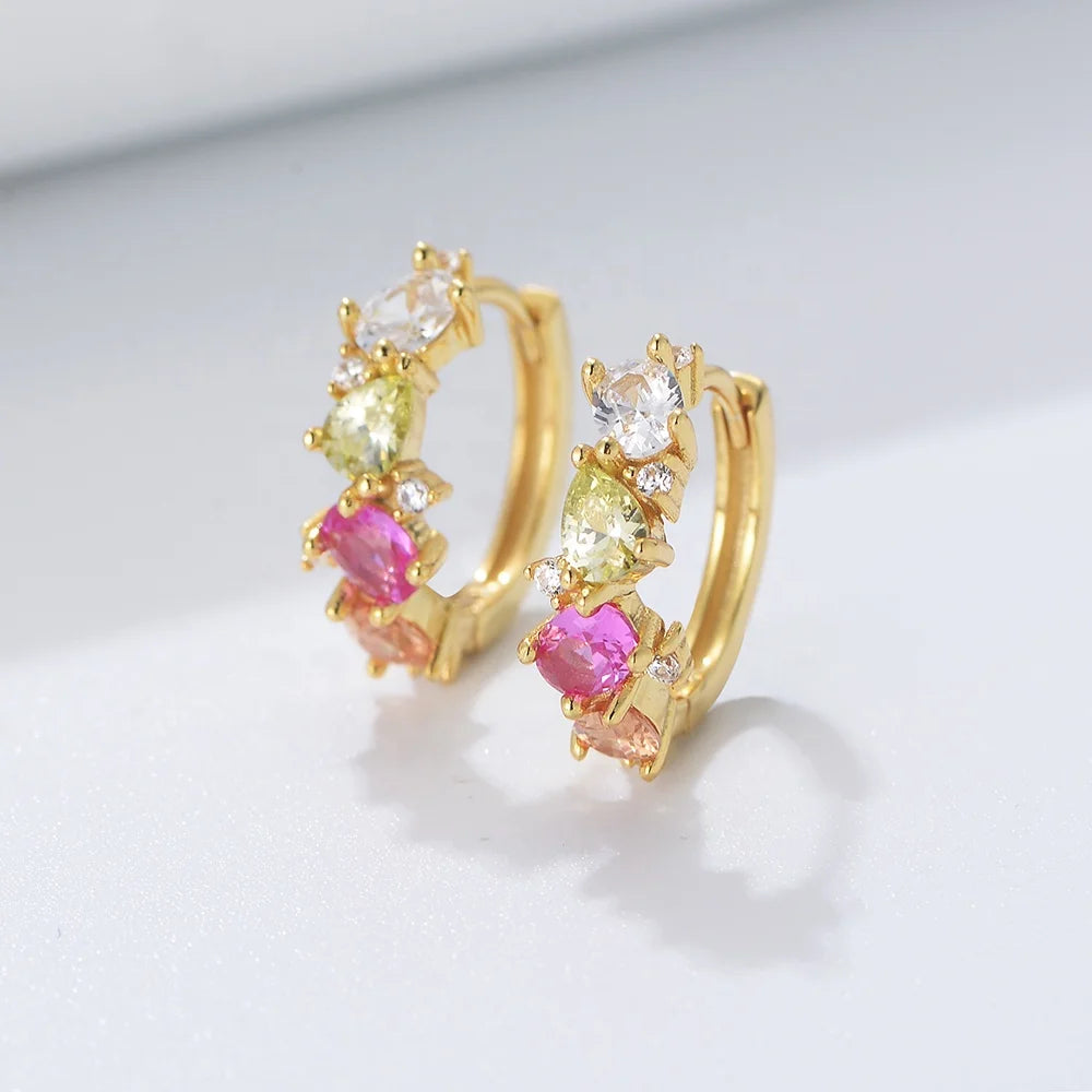 Rainbow Ohrringe S925 Silver