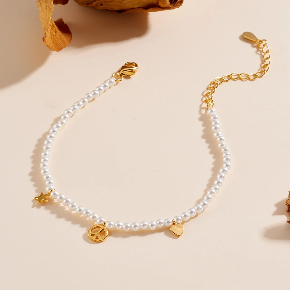 Tina Süßwasser Perlen Armband S925 Silber