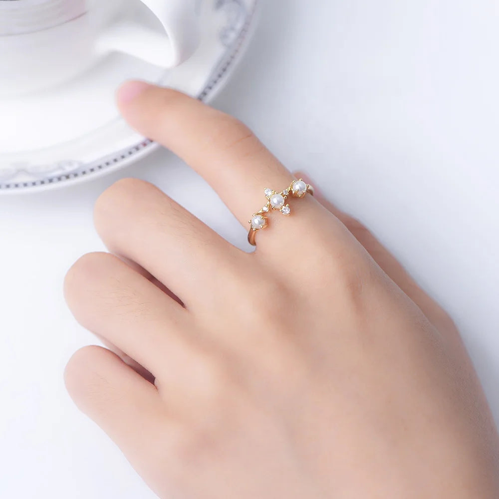 French Style 925 Sterling Silver Ring