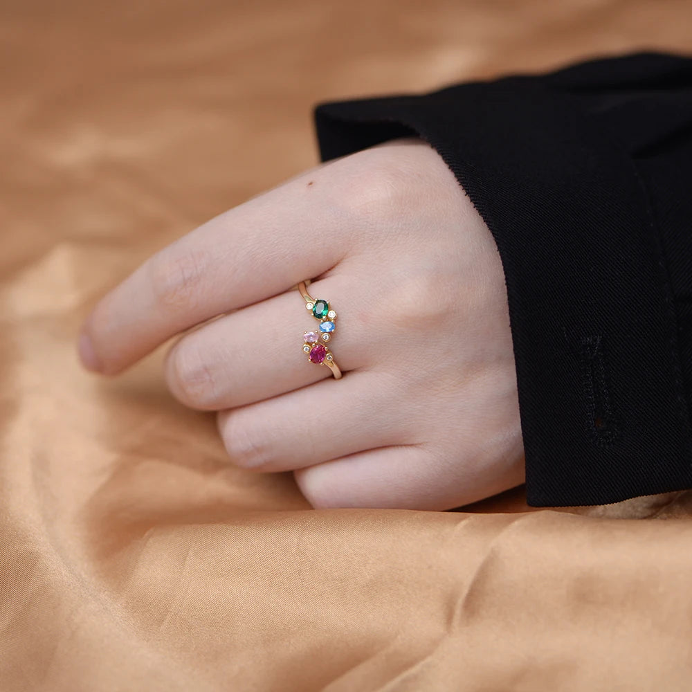 Colorful Ring S925 Silver