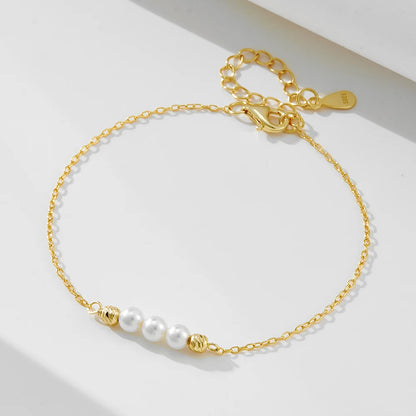 Süßwasser Perlen Armband S925 Silber