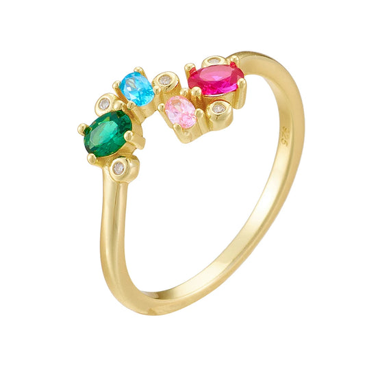 Colorful Ring S925 Silver