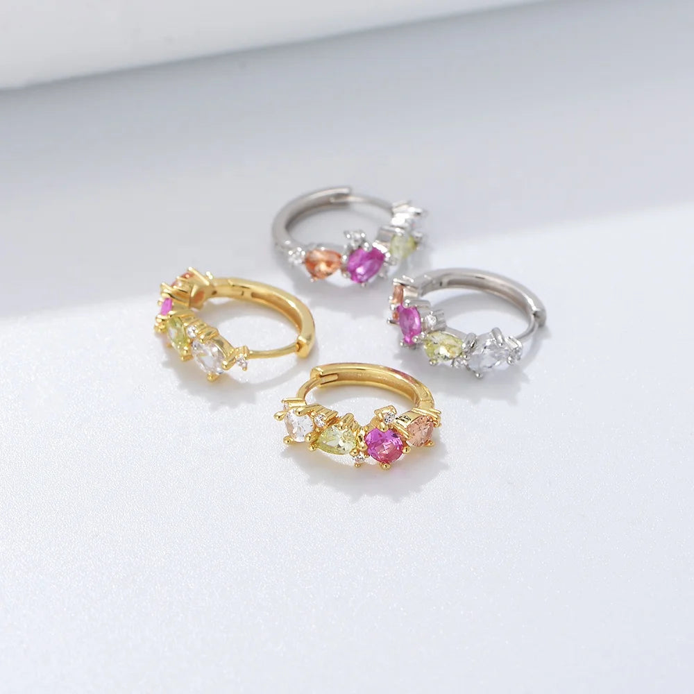 Rainbow Ohrringe S925 Silver