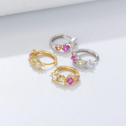 Rainbow Ohrringe S925 Silver