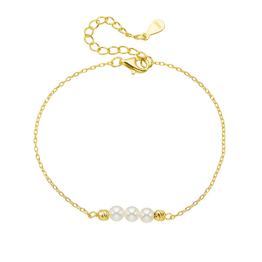 Süßwasser Perlen Armband S925 Silber