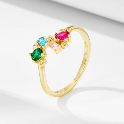 Colorful Ring S925 Silver