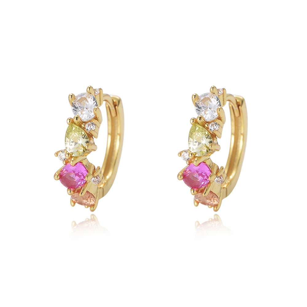 Rainbow Ohrringe S925 Silver