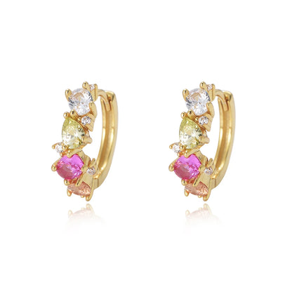 Rainbow Ohrringe S925 Silver