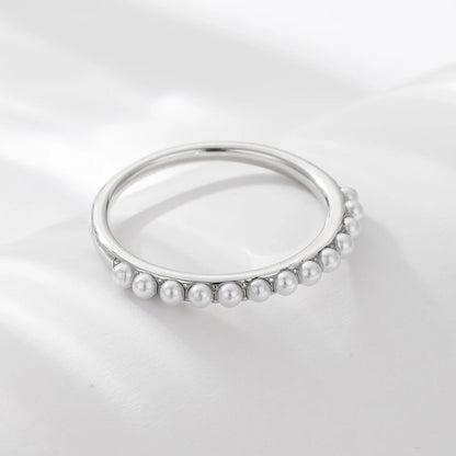 Freshwater Pearl Ring S925 Silver