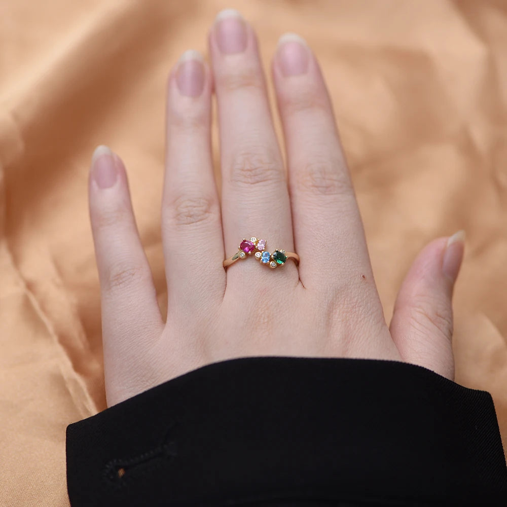Colorful Ring S925 Silver