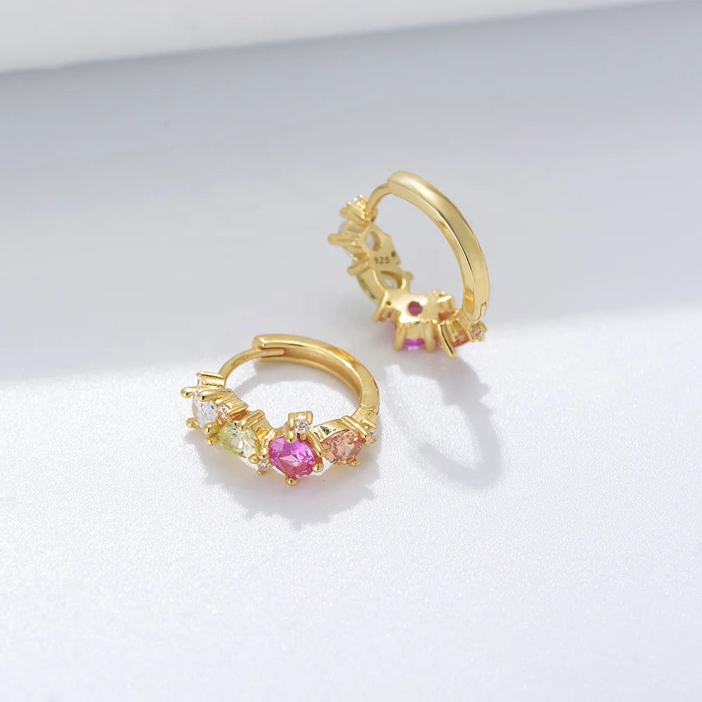 Rainbow Ohrringe S925 Silver