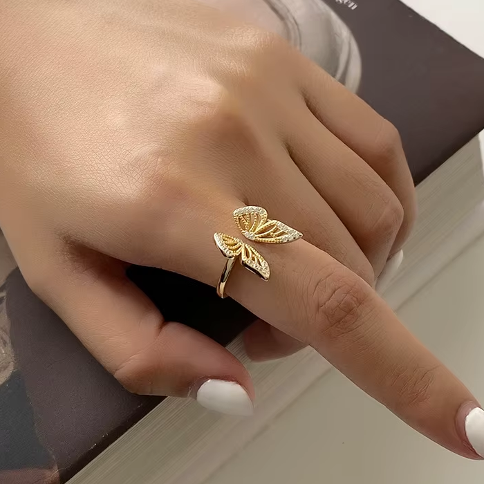 Lepidoptera Ring S925 Silber