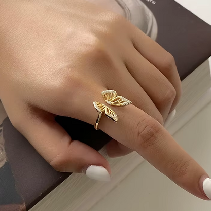 Lepidoptera Ring S925 Silber