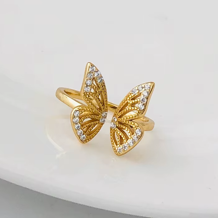Lepidoptera Ring S925 Silber