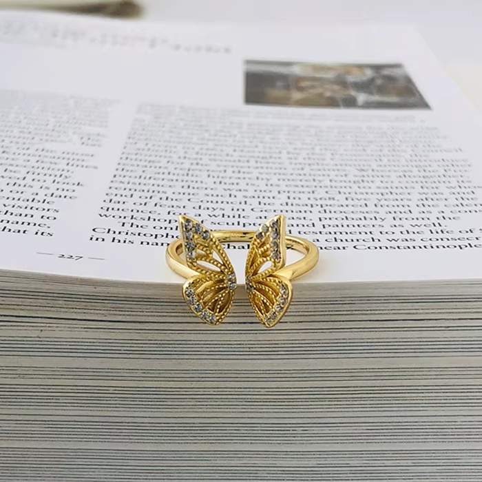 Lepidoptera Ring S925 Silber
