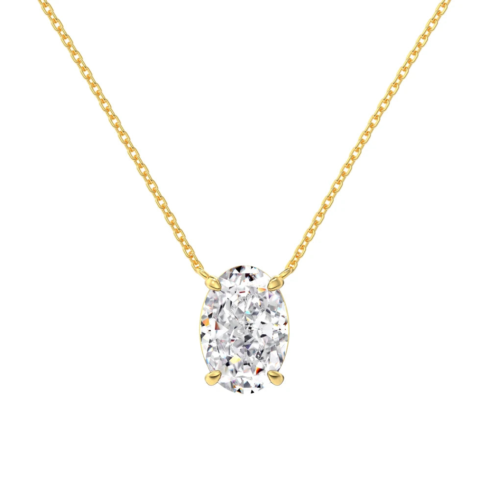 Solitare Halskette 585 Gold