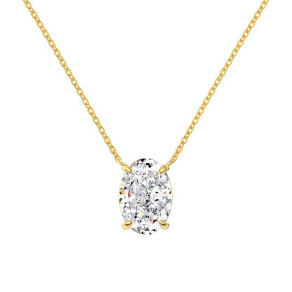 Solitare Halskette 585 Gold