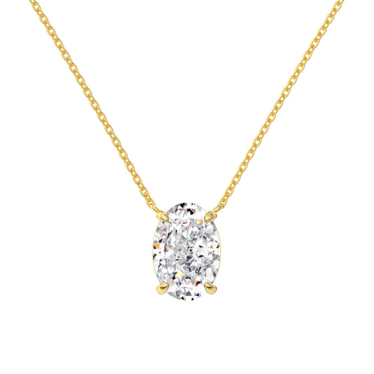 Solitare Halskette 585 Gold