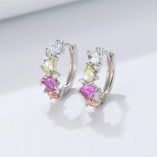 Rainbow Ohrringe S925 Silver